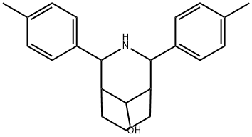 6,8-bis(4-methylphenyl)-7-azabicyclo[3.3.1]nonan-9-ol,65628-04-8,结构式