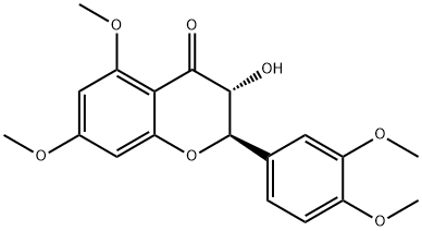 5,7,3',4'-Taxifolin tetramethyl ether 结构式
