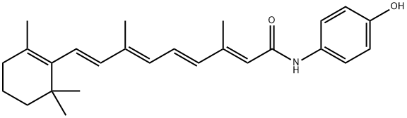 4-HYDROXYPHENYLRETINAMIDE Struktur