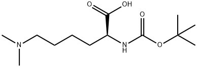 N-Α-叔丁氧甲酰基-N-Ε-L-赖氨酸,65671-53-6,结构式