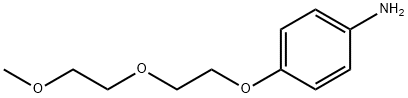 4-[2-(2-methoxyethoxy)ethoxy]aniline Struktur