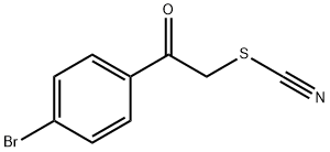 チオシアン酸2-(4-ブロモフェニル)-2-オキソエチル 化学構造式