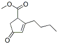 2-Cyclopentene-1-carboxylicacid,2-butyl-4-oxo-,methylester(9CI) Structure