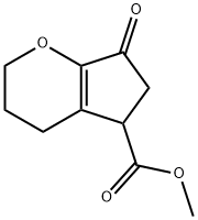 Cyclopenta[b]pyran-5-carboxylic acid, 2,3,4,5,6,7-hexahydro-7-oxo-, methyl ester (9CI),656831-07-1,结构式