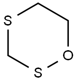 1,2,4-Oxadithiane 结构式