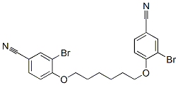 4,4'-[hexane-1,6-diylbis(oxy)]bis[3-bromobenzonitrile]|