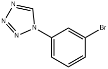 1H-TETRAZOLE, 1-(3-BROMOPHENYL)- Structure
