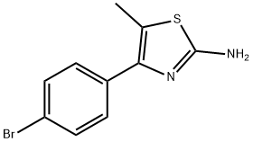 4-(4-BROMOPHENYL)-5-METHYL-1,3-THIAZOLE-2-YLAMINE Structure