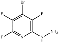 4-溴-2,3,5-三氟-6-肼吡啶,65717-66-0,结构式