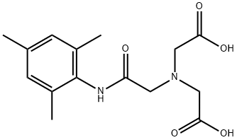 N-(2,4,6-TRIMETHYLPHENYLCARBAMOYLMETHYL)IMINO-DIACETIC ACID, 98 Structure