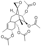 T-2 TETRAOL TETRAACETATE 化学構造式