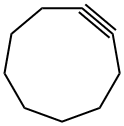 Cyclononyne. Struktur