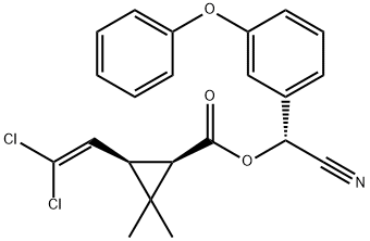 65731-83-1 alpha-cyano-3-phenoxybenzyl [1R-[1alpha(R*),3alpha]]-3-(2,2-dichlorovinyl)-2,2-dimethylcyclopropanecarboxylate