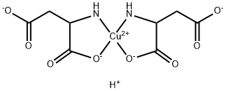 天冬氨酸铜盐,65732-10-7,结构式