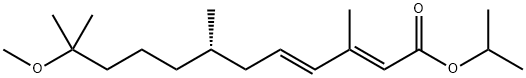 65733-16-6 (2E,4E,7S)-11-メトキシ-3,7,11-トリメチルドデカ-2,4-ジエン酸イソプロピル
