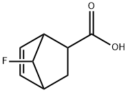 Bicyclo[2.2.1]hept-5-ene-2-carboxylic acid, 7-fluoro- (9CI) Struktur