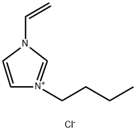 1-乙烯基-3-丁基咪唑氯盐 结构式