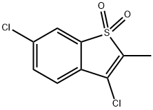 3,6-dichloro-2-methyl-1-benzothiophene 1,1-dioxide,6575-37-7,结构式