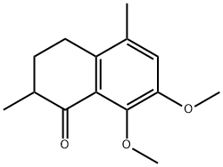 1(2H)-Naphthalenone, 3,4-dihydro-7,8-dimethoxy-2,5-dimethyl- Struktur
