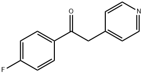 1-(4-氟苯基)-2-吡啶-4-基-乙酮, 6576-05-2, 结构式