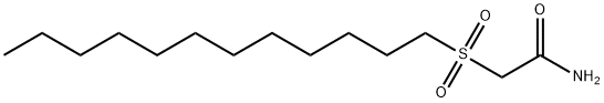 2-(ドデシルスルホニル)アセトアミド 化学構造式