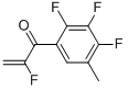 2-Propen-1-one, 2-fluoro-1-(2,3,4-trifluoro-5-methylphenyl)- (9CI) Struktur