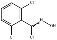 2,6-ジクロロ-N-ヒドロキシベンゼンカルボキシイミドイルクロリド 化学構造式