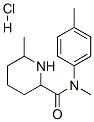 2,6-PIPECOLINOXYLIDIDE HYDROCHLORIDE 化学構造式