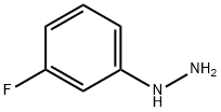 (3-FLUOROPHENYL)HYDRAZINE Structure