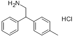 2-(4-METHYLPHENYL)-2-PHENYLETHYLAMINE HYDROCHLORIDE 化学構造式