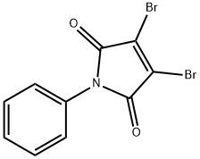 3,4-DIBROMO-1-PHENYL-PYRROLE-2,5-DIONE Structure