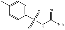 N-[アミノ(イミノ)メチル]-4-メチルベンゼンスルホンアミド 化学構造式