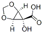 2,4-Dioxabicyclo[3.1.0]hexane-6-carboxylicacid,6-hydroxy-,(1alpha,5alpha,6beta)-(9CI) 化学構造式