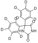 5,5‐ジフェニル‐D10‐ヒダントイン 化学構造式