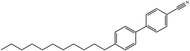 4-氰基-4'-十一烷基联苯,65860-74-4,结构式