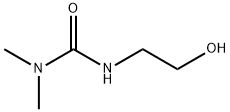 3-(2-羟乙基)-1,1-二甲基脲 结构式