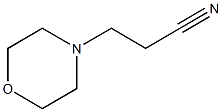 3-morpholin-4-ylpropanenitrile 化学構造式