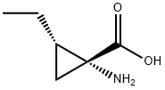Cyclopropanecarboxylic acid, 1-amino-2-ethyl-, (1R,2S)- (9CI) Struktur