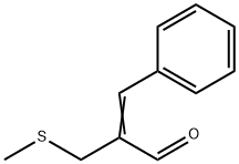 2-(METHYLTHIOMETHYL)-3-PHENYLPROPENAL Struktur