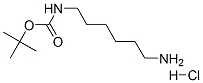 (6-アミノヘキシル)カルバミド酸1,1-ジメチルエチル·塩酸塩 化学構造式