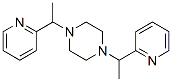 1,4-ビス[1-(2-ピリジル)エチル]ピペラジン 化学構造式