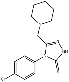 65924-81-4 4-(4-CHLOROPHENYL)-5-(PIPERIDIN-1-YLMETHYL)-4H-1,2,4-TRIAZOLE-3-THIOL