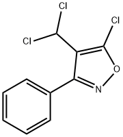 5-CHLORO-4-(CHLOROMETHYL)-3-PHENYLISOXAZOLE Structure