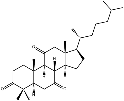 Lanostane-3,7,11-trione Structure