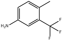 4-甲基-3-三氟甲基苯胺 结构式