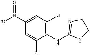 N-(2,6-Dichloro-4-nitrophenyl)-4,5-dihydro-1H-imidazole-2-amine Struktur