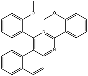 1,3-Di(2-methoxyphenyl)benzo[f]quinazoline,65958-15-8,结构式