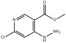 Methyl 6-chloro-4-hydrazinonicotinate Struktur