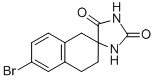 3',4'-DIHYDRO-6'-BROMO-SPIRO[IMIDAZOLIDINE-4,2(1'H)-NAPHTHALENE]-2,5-DIONE Structure