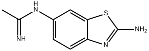 Ethanimidamide, N-(2-amino-6-benzothiazolyl)- (9CI) Struktur